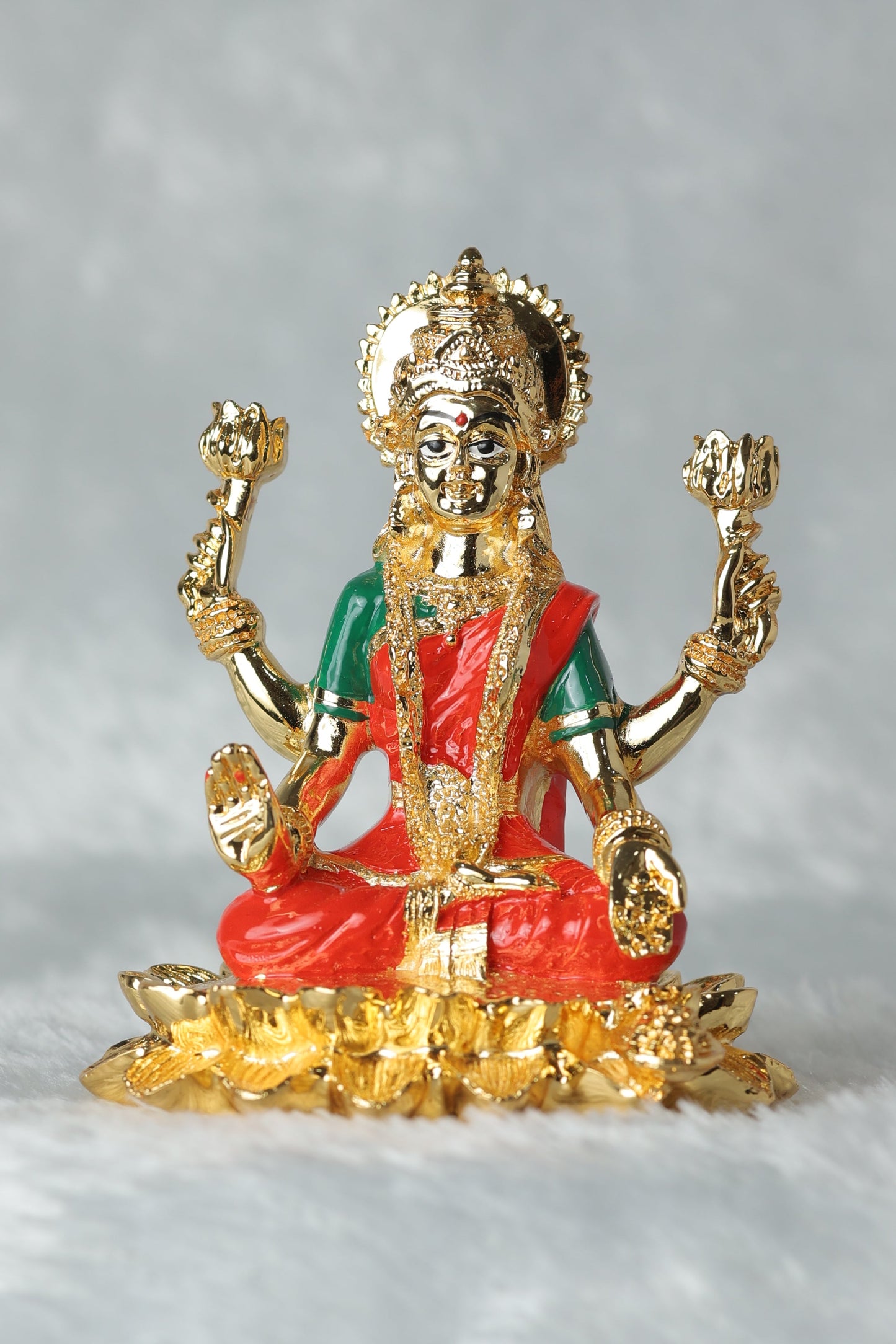 Gold Plated Laxmi Ji || Laxmi Ji God Idol