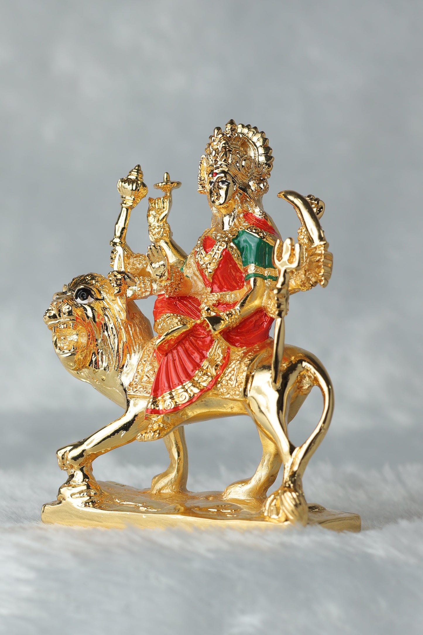 Shera Vali Mata God Idol || Gold Plated Shera Vali Mata